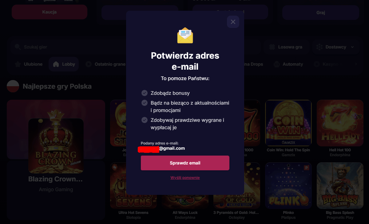 Potwierdz adres e-mail Potwierdz adres e-mail